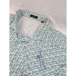 Turtleson All Over Jimmy Austin Beer Bottle Golf Club Performance Polo Shirt XXL